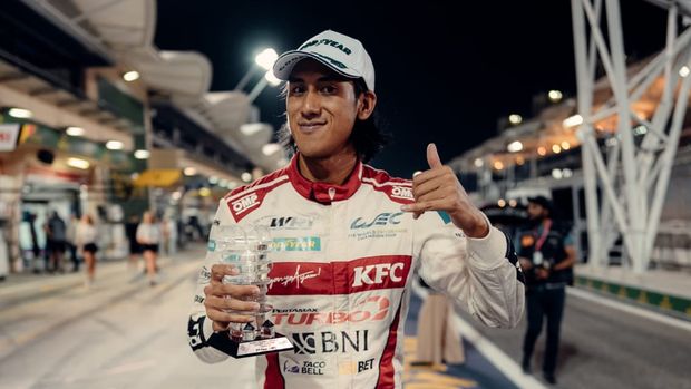 BNI pun mengapresiasi pembalap Sean Gelael yang meraih juara runner up dalam 8 Hours of Bahrain bersama Tim WRT.