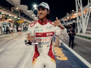 BNI Puji Sean Gelael Raih Runner Up di 8 Hours of Bahrain