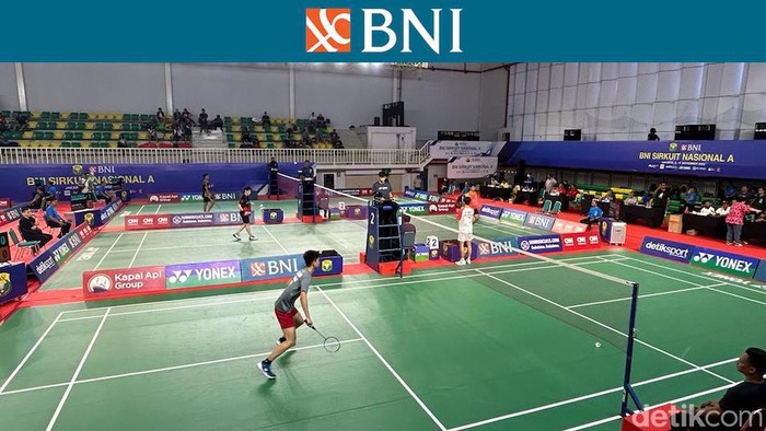 Bryan Dave Limbowo (Tjakrindo Masters Sony Dwi Kuncoro) vs Muhammad Pranandha Adhitya (Djarum Kudus) di BNI Sirnas A Jakarta 2023