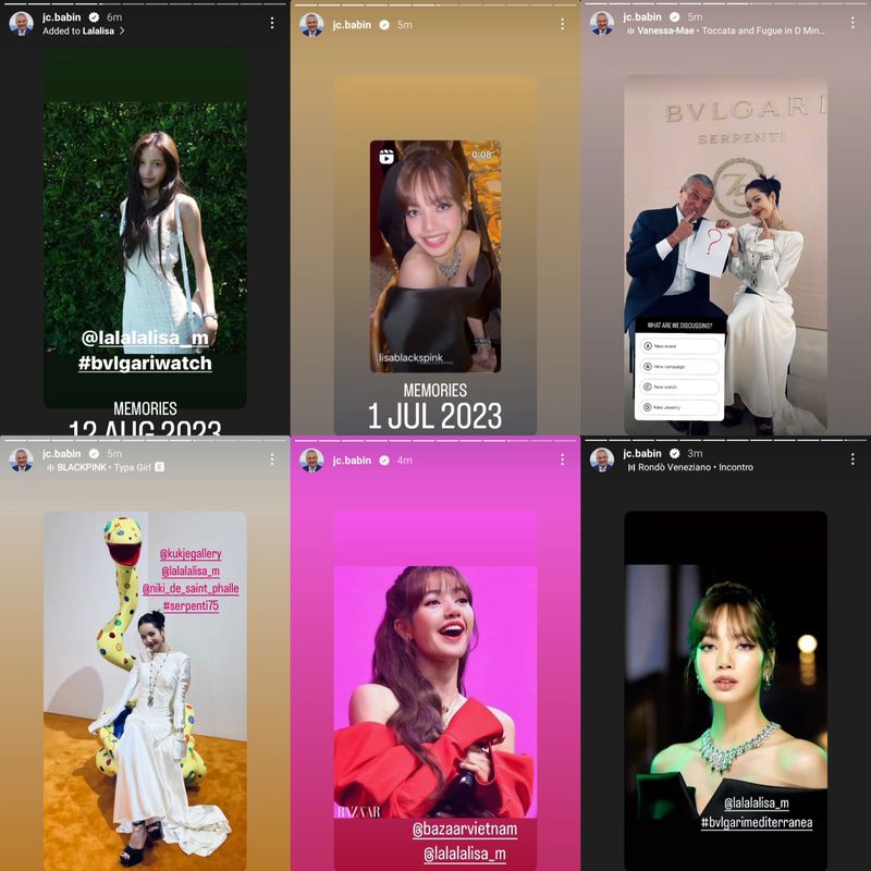 CEO BVLGARI menunjukkan dukungan untuk Lisa BLACKPINK CEO BVLGARI menunjukkan dukungan untuk Lisa BLACKPINK