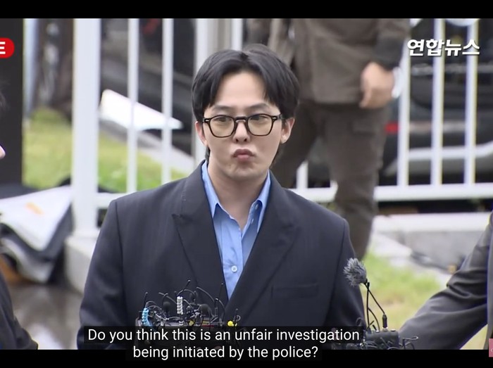 G-Dragon datang ke kantor polisi untuk melakukan tes narkoba