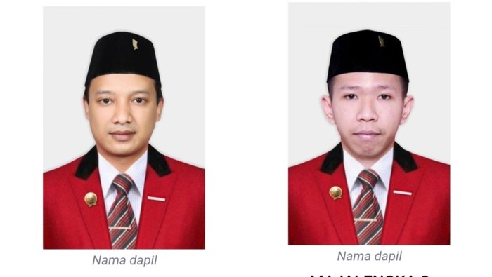 Iman Nurmansyah, anak Bupati Majalengka (kiri), Teguh Prihantoro, anak Wabup Majalengka (kanan)