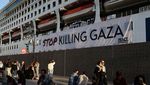 Spanduk Pro-Palestina Mejeng di Kapal Pesiar Mewah
