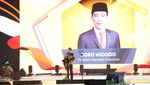Jokowi hingga Prabowo Semringah di HUT Golkar