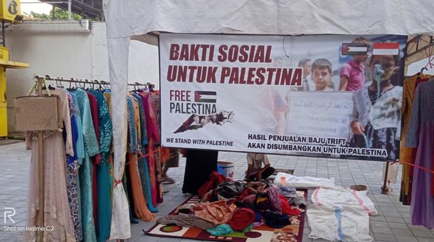 jual thrift untuk bantu palestina