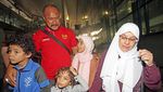 Dievakuasi dari Gaza, Bang Onim dan Keluarga Tiba di Tanah Air