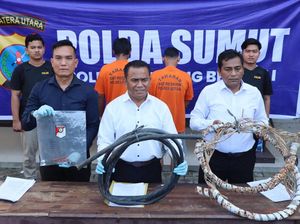 Curi Kabel Lampu Tol Seharga Rp 84 Juta, 2 Pria di Sergai Ditangkap