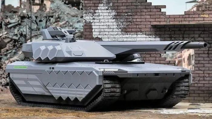 Konsep main battle tank (MBT) rancangan Hyundai