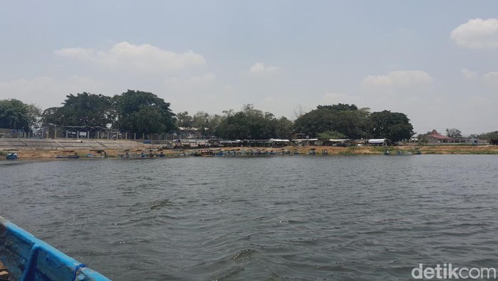 Pemandangan di Waduk Cengklik, Selasa (31/10/2023).