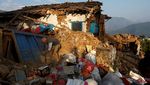Penampakan Kerusakan Akibat Gempa di Nepal