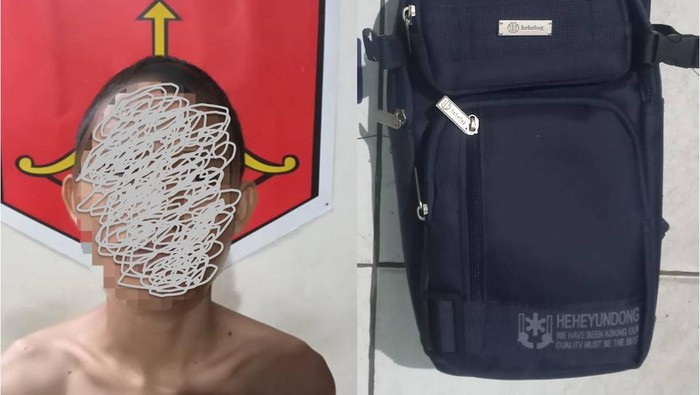 Pencuri tas peserta STQH Nasional di Jambi.