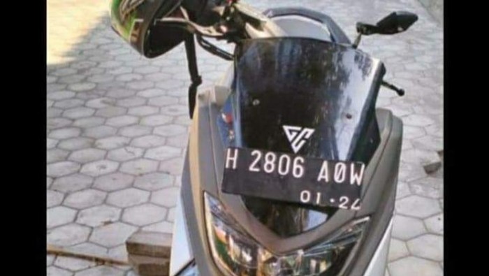 Tangkapan layar motor yang dibawa kabur kakek di Klaten (31/10/2023).