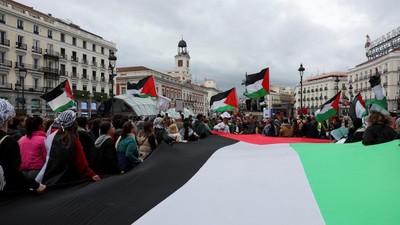 Potret Warga Dunia Ramai-ramai Turun ke Jalan Bela Palestina