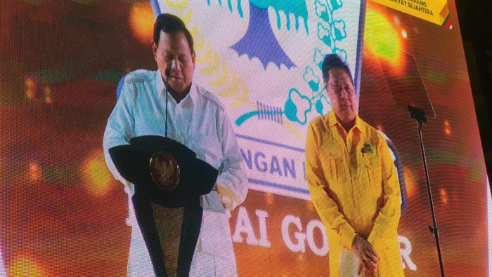 Prabowo Subianto di HUT ke-59 Golkar