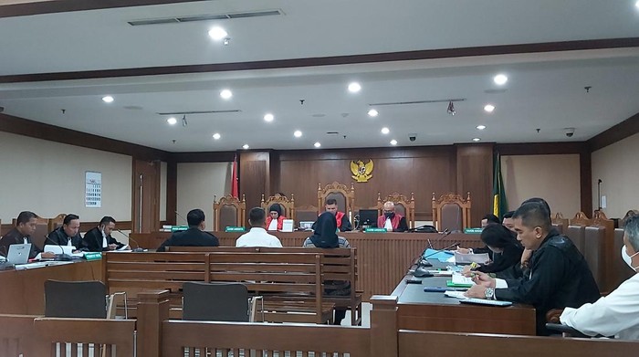 Sidang kasus suap eks Kabasarnas Henri (Dwi/detikcom)