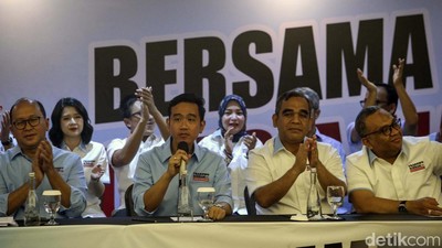 TKN Prabowo-Gibran Resmi Diumumkan, Gibran Hadir