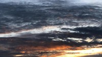 Awan pada saat sunrise.