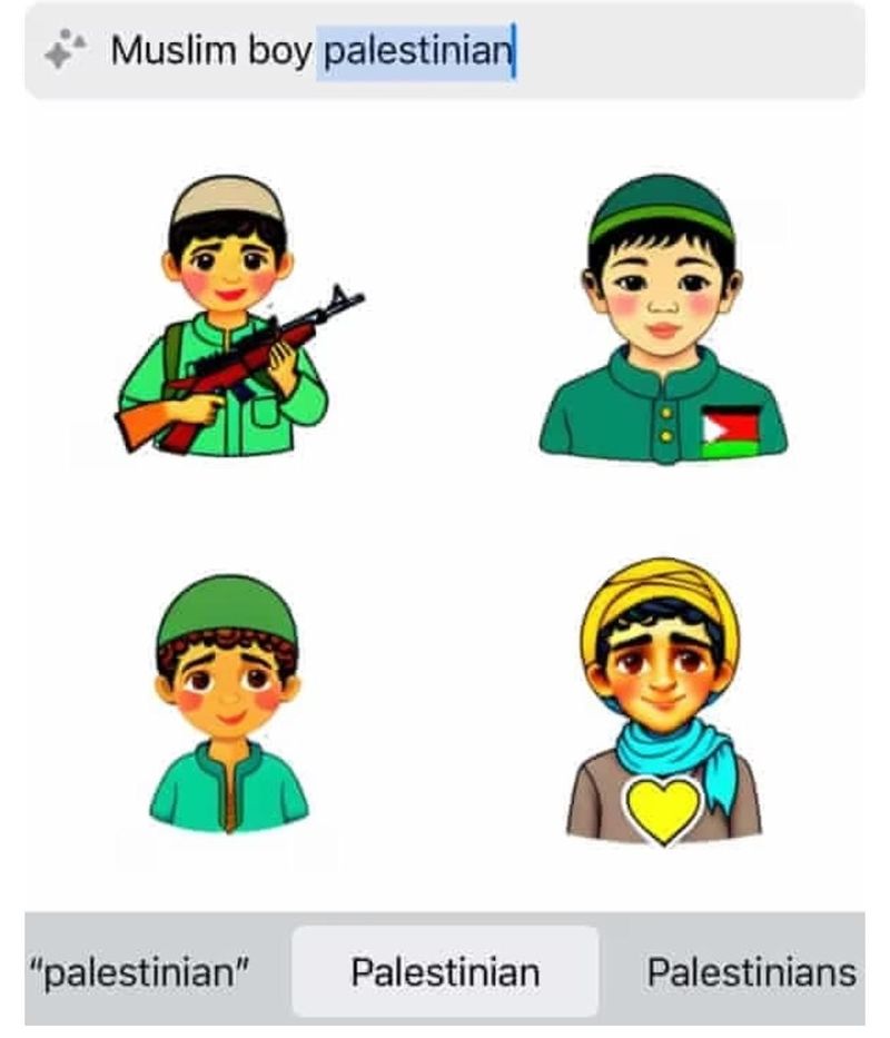 WhatsApp Stiker AI Palestina & Israel