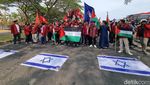 Potret Dukungan untuk Palestina dari Mahasiswa Surabaya
