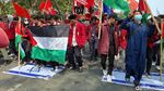 Potret Dukungan untuk Palestina dari Mahasiswa Surabaya
