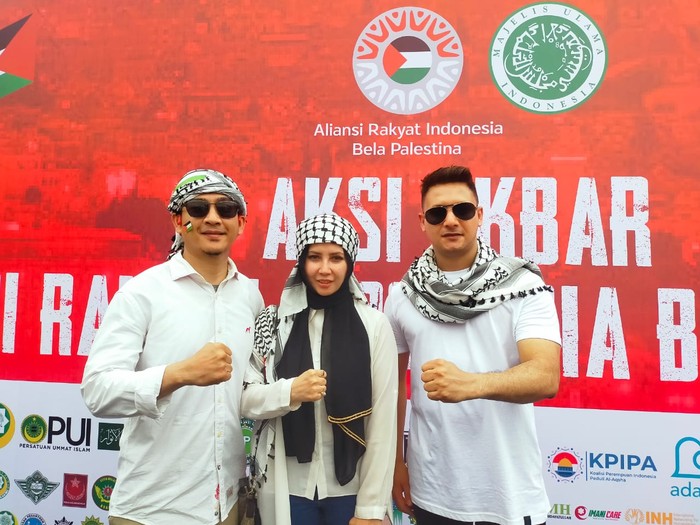 Aksi Bela Palestina dihadiri organisasi pemuda.