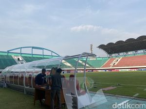 H-1 Persis Vs PSS, Bench Maguwoharjo Belum Rampung Diperbaiki