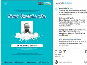 Dokter Anestesi Alumnus UNS di Palestina Gugur, Kampus Berduka