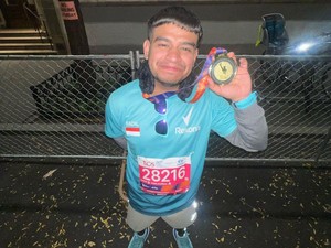 Fadil Jaidi Bangga Selesaikan Maraton 42 Km, Sempat Halu di Tengah Jalan