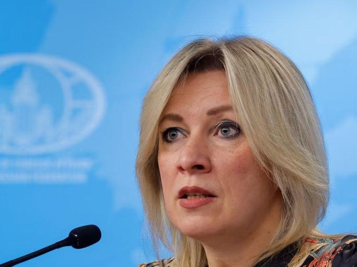 Russian Foreign Ministry spokeswoman Maria Zakharova speaks during a news conference in Moscow, Russia, April 4, 2023. REUTERS/Maxim Shemetov/File Photo Acquire Licensing Rights
