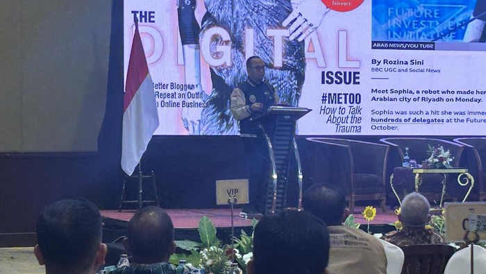 Kepala PPATK, Ivan Yustiavandana dalam acara 4th Legal Forum Urgensi Regulatory Technology dan Digital Evidence