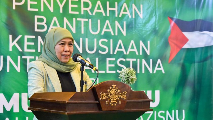 Khofifah Indar Parawansa ajak Muslimat NU baca Qunut Nazilah untuk warga Palestina