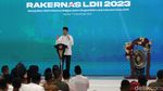 Momen Presiden Jokowi Buka Rakernas LDII 2023