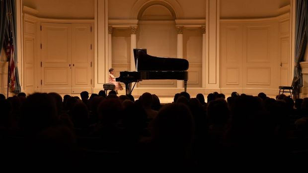 Nara Thalia Ramli saat mentas di venue bersejarah di Amerika, Carnegie Hall.