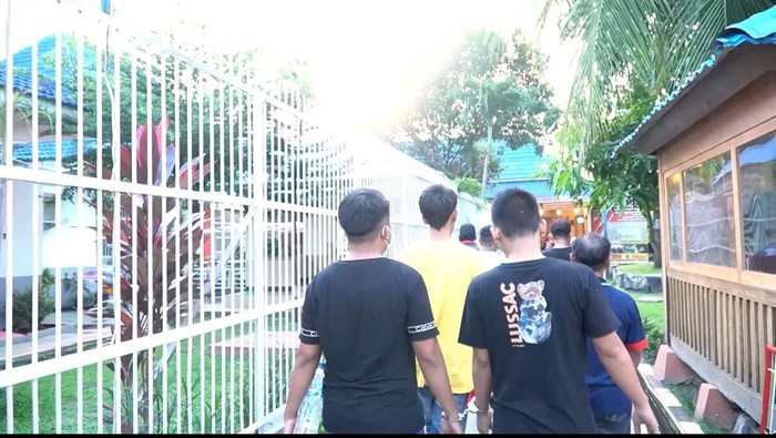 Pemindahan napi dari Rutan Kelas I Medan ke Lapas Pemuda Langkat. (Istimewa)