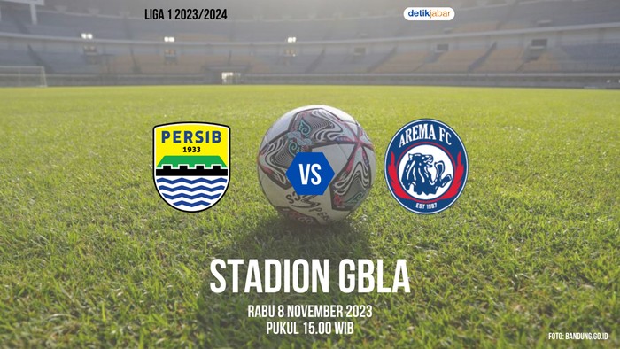 Persib Bandung vs Arema FC.