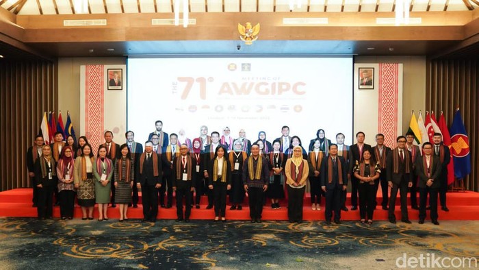 Pertemuan ASEAN Working Group on Intellectual Property Cooperation (AWGIPC) ke-71 di Lombok Tengah NTB, Selasa (7/11/2023).