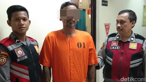 Polisi menangkap satpam pecandu sabu di Kuta Selatan.