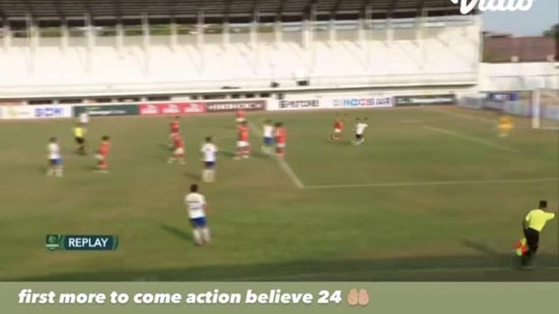Postingan Instagram story Pemain PSIM Jogja, Arya Gerryan, pada Selasa (7/11/2023).