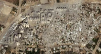 Potret Satelit Gaza Sebelum dan Setelah Dibombardir Israel