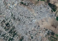 Potret Satelit Gaza Sebelum dan Setelah Dibombardir Israel