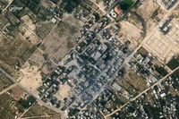 Potret Satelit Gaza Sebelum dan Setelah Dibombardir Israel