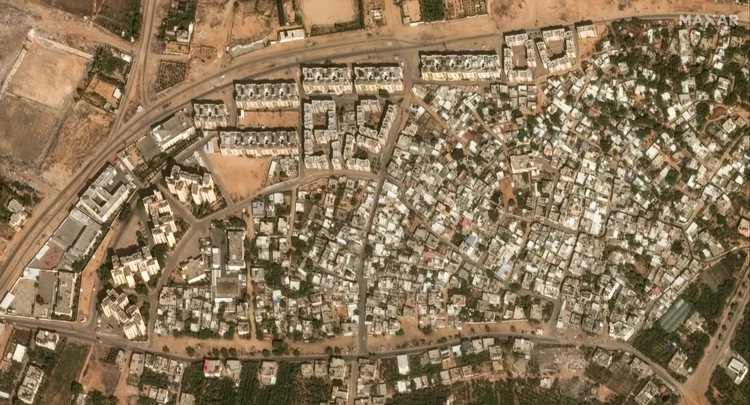 Potret Satelit Gaza Sebelum dan Setelah Dibombardir Israel