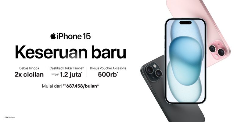 Pre-Order hingga Launch iPhone 15 di Blibli Sukses