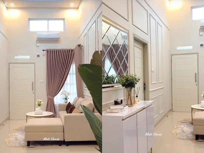 Renovasi rumah tipe 45 jadi seperti hotel berbintang, viral di TikTok.
