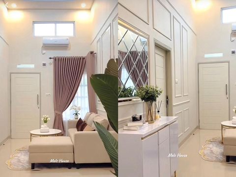 Renovasi rumah tipe 45 jadi seperti hotel berbintang, viral di TikTok.