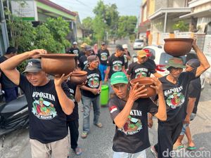 Ritual Sedekah Dawet Cara Petani Kediri Harapkan Hujan saat Kemarau