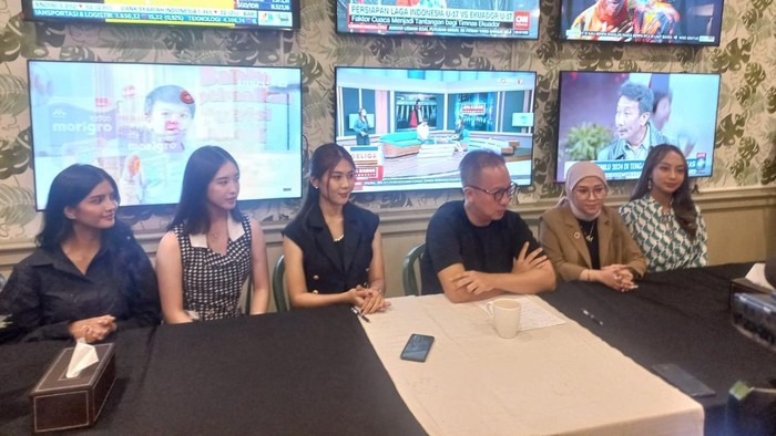 Agus Gumiwang Terima Eks Finalis Miss Universe RI Sampaikan Dukung Prabowo-Gibran