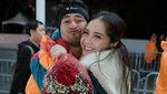Ekspresi Raffi Ahmad-Gisel Berhasil Lari 42 Km di New York City Marathon 2023