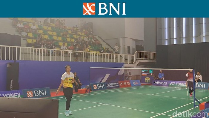 Azzahra Melani Arjisetya bermain di BNI Sirnas A DKI Jakarta 2023