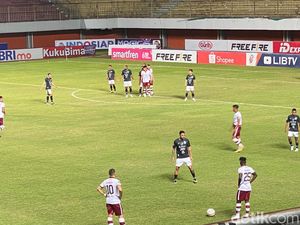 Babak Pertama Persis Vs PSS: Laskar Sambernyawa Unggul 1-0